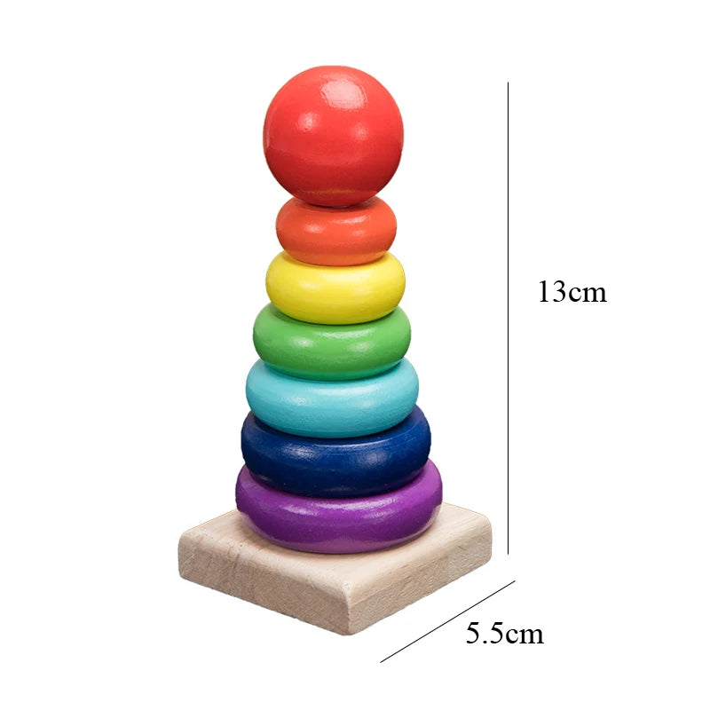 Montessori Wooden 3D Educational Puzzle Set for Kids – Early Learning Toy for Cognitive Development & Creative Play (Ages 0–6)