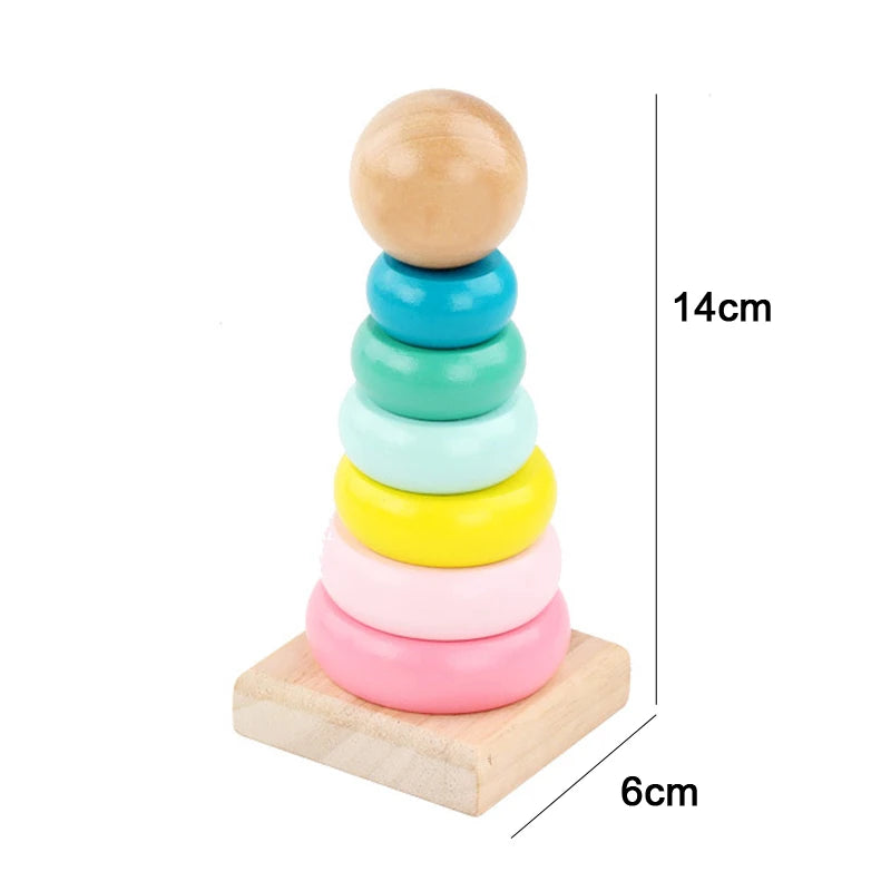Montessori Wooden 3D Educational Puzzle Set for Kids – Early Learning Toy for Cognitive Development & Creative Play (Ages 0–6)