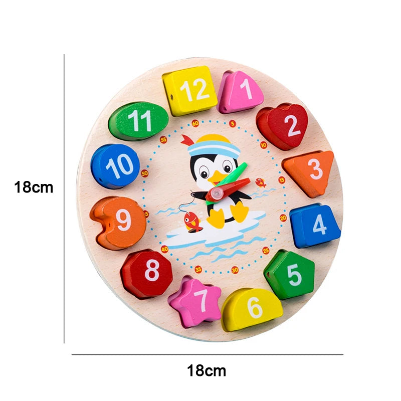 Montessori Wooden 3D Educational Puzzle Set for Kids – Early Learning Toy for Cognitive Development & Creative Play (Ages 0–6)